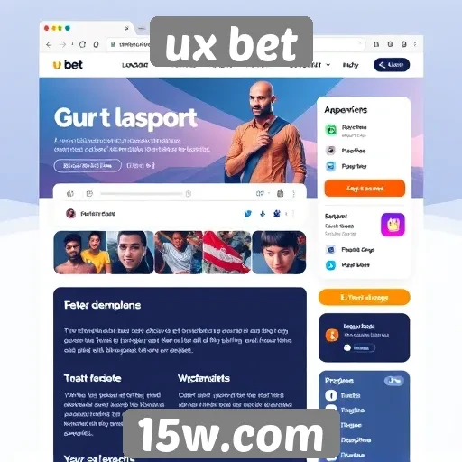 Análise da interface do usuário no site ux bet